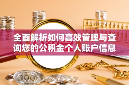 临朐全面解析如何高效管理与查询您的公积金个人账户信息