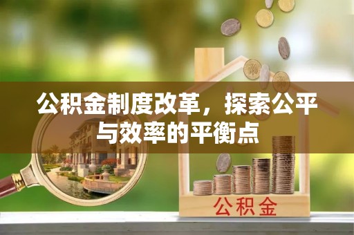 临朐公积金制度改革，探索公平与效率的平衡点