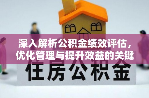 临朐深入解析公积金绩效评估，优化管理与提升效益的关键路径