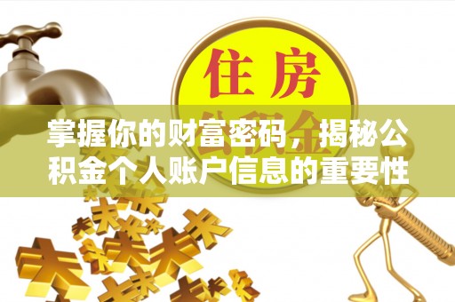 临朐掌握你的财富密码，揭秘公积金个人账户信息的重要性