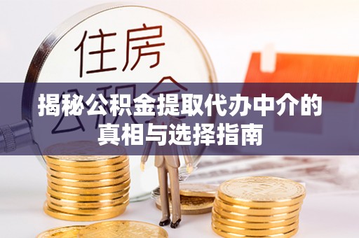 临朐揭秘公积金提取代办中介的真相与选择指南