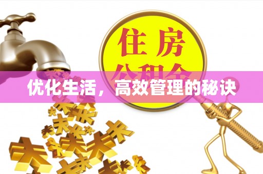 临朐优化生活，高效管理的秘诀
