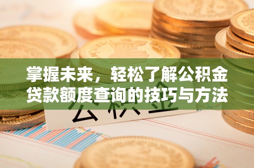 临朐掌握未来，轻松了解公积金贷款额度查询的技巧与方法